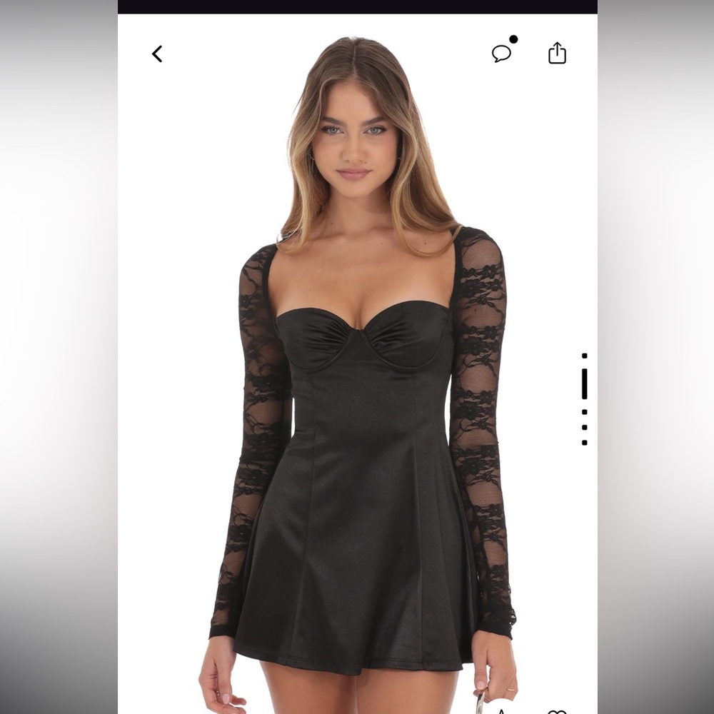 Lucy in the sky Black dress IRL pic included